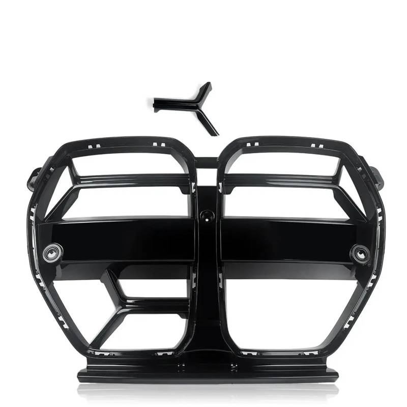 Kühlergrill Gitter Auto Auto-Frontstoßstangengitter, CSL-Stil, Haube, Acc, Kohlefaser-Look, glänzend schwarz, für G80 G81 M3 G82 G83 M4 2021–2024 Kühlergrill Auto Nieren von ESyem