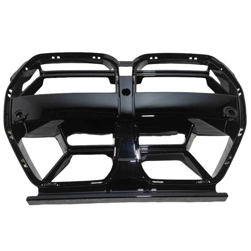 Kühlergrill Gitter Auto Auto-Frontstoßstangengitter für G80 G81 M3 G82 M4 2021 2022 2023 2024 Stil Haubengrill mit Acc Glanzschwarz Kühlergrill Auto Nieren von ESyem