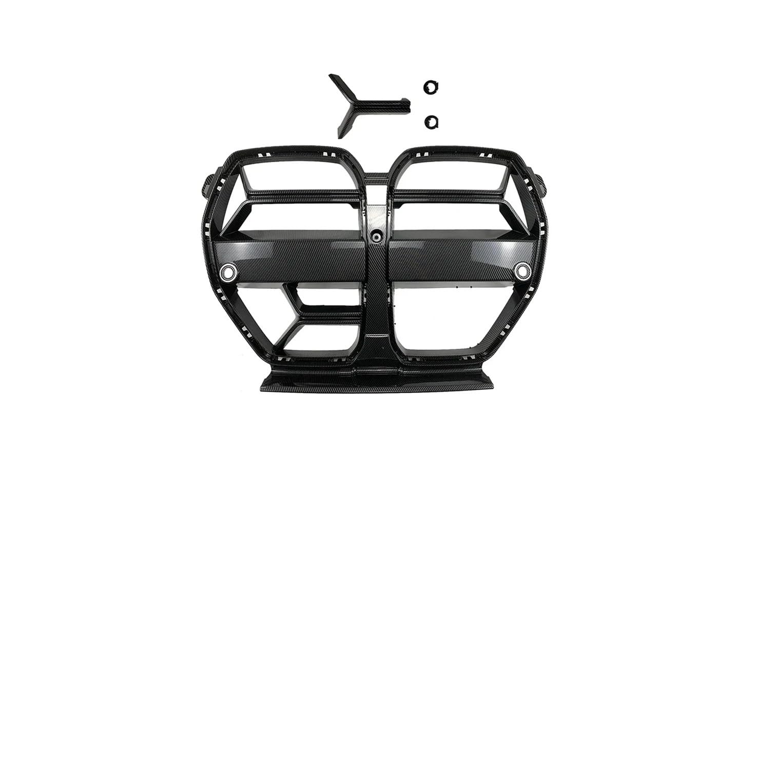 Kühlergrill Gitter Auto Auto-Frontstoßstangengitter im CSL-Stil für G80 G81 M3 G82 G83 M4 2021–2024, Haube Acc, Carbonfaser-Look, glänzend schwarz Kühlergrill Auto Nieren Kühlergrill Gitter Auto Auto-Frontstoßstangengitter im CSL-Stil für G80 G81 M3 G82 G83 M4 2021–2024, Haube Acc, Carbonfaser-Look, glänzend schwarz Kühlergrill Auto Nieren von ESyem