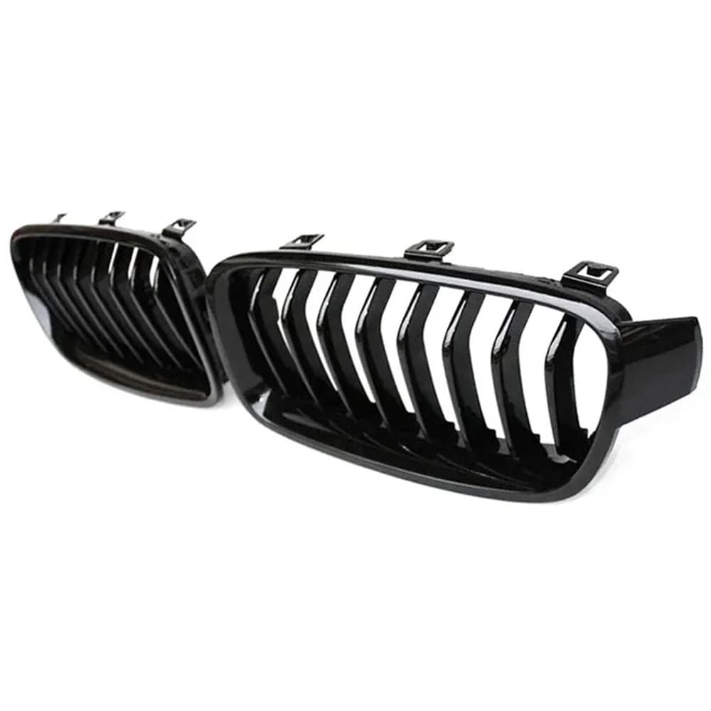 Kühlergrill Gitter Auto Auto-Frontstoßstangengrill für 3er F30 F31 F35 320i 325i 328i 2013–2019, glänzend Schwarze Gitter, Nierengrills Kühlergrill Auto Nieren von ESyem