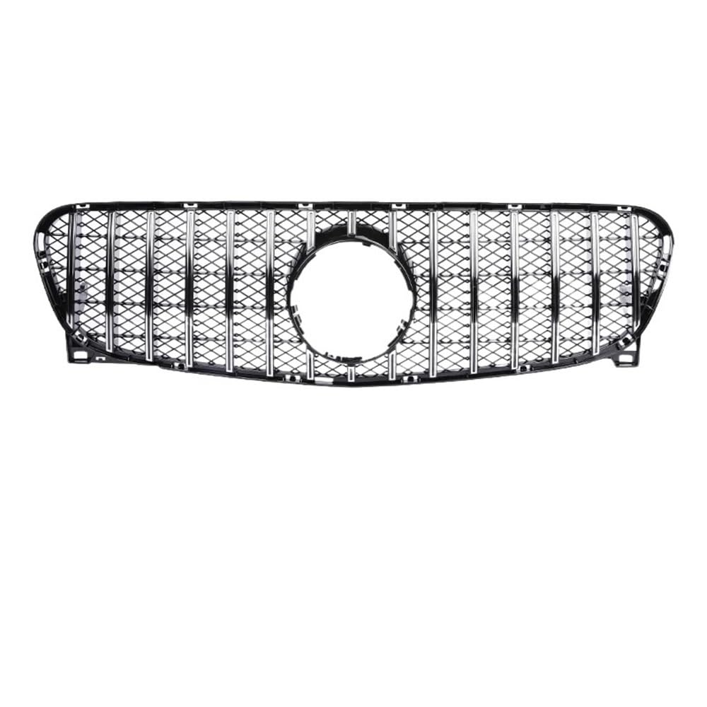 Kühlergrill Gitter Auto Auto-Frontstoßstangengrill für GLA-Klasse X156 GLA200 GLA250 2013–2019, GTR-Stil, Schwarz/Silber Kühlergrill Auto Nieren Kühlergrill Gitter Auto Auto-Frontstoßstangengrill für GLA-Klasse X156 GLA200 GLA250 2013–2019, GTR-Stil, Schwarz/Silber Kühlergrill Auto Nieren von ESyem