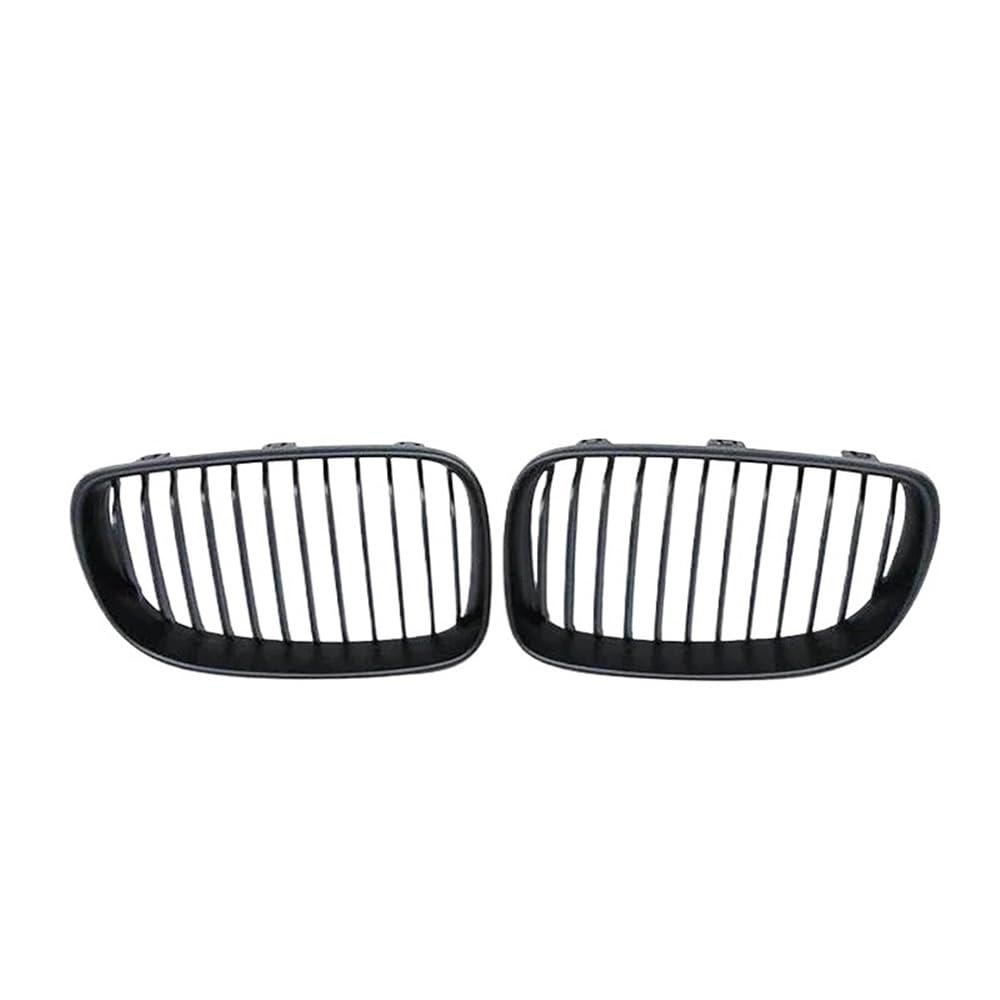 Kühlergrill Gitter Auto Auto Grills Front Grille Doppel Linie Glanz schwarz für E81 E87 E82 E88 für 1-Serie 128I 130I 135I 2007-2011 Auto Zubehör Kühlergrill Auto Nieren von ESyem