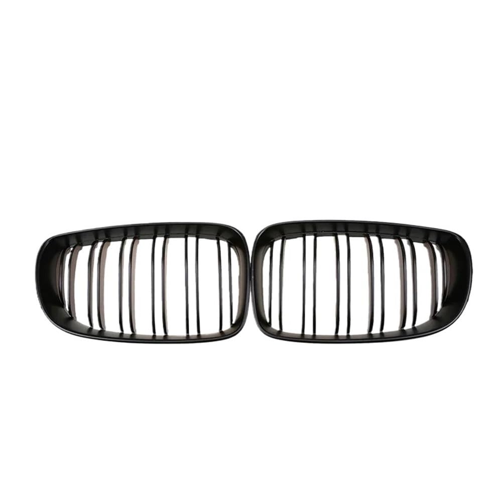 Kühlergrill Gitter Auto Auto Grills Front Grille Doppel Linie Glanz schwarz für E81 E87 E82 E88 für 1-Serie 128I 130I 135I 2007-2011 Auto Zubehör Kühlergrill Auto Nieren von ESyem