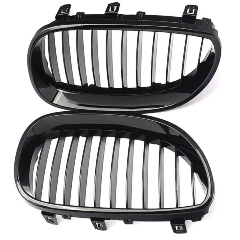 Kühlergrill Gitter Auto Auto Stying Fronthaube Nierengrill Single Line für 5er M5 E60 E61 525i 528i 530i 535i 540i 545i 550i 04–09 Kühlergrill Auto Nieren von ESyem