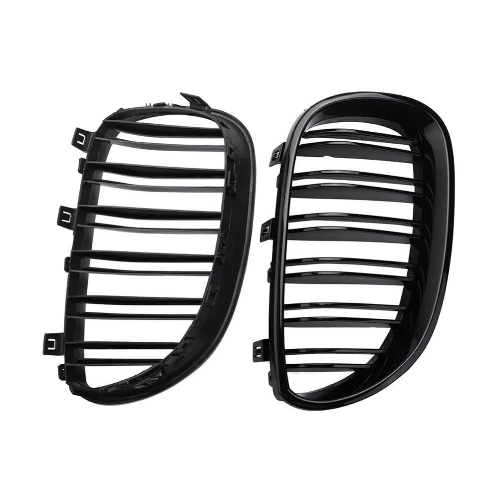Kühlergrill Gitter Auto Auto-Styling Frontnierengitter für 5er E60 E61 M5 2003–2010 Autozubehör (hell) Kühlergrill Auto Nieren von ESyem