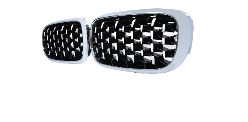 Kühlergrill Gitter Auto Auto Zubehör Für X5 F15 X6 F16 X5M F85 Kühlergrill Nahen Net Grills Montage Rahmen Abdeckung Außen Bodykit Teile Kühlergrill Auto Nieren von ESyem