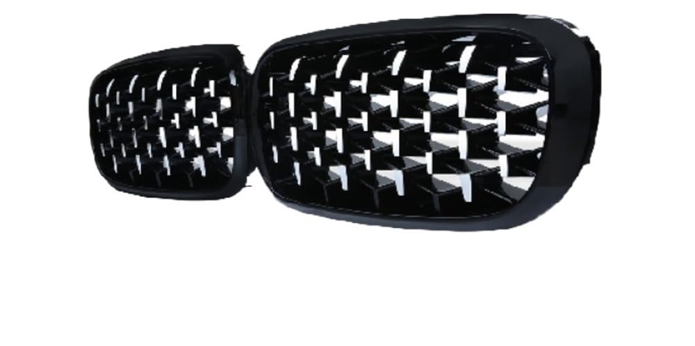Kühlergrill Gitter Auto Auto Zubehör Für X5 F15 X6 F16 X5M F85 Kühlergrill Nahen Net Grills Montage Rahmen Abdeckung Außen Bodykit Teile Kühlergrill Auto Nieren von ESyem
