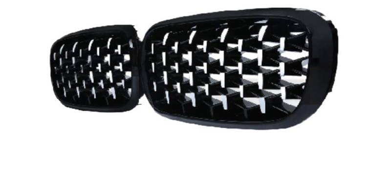 Kühlergrill Gitter Auto Auto Zubehör Für X5 F15 X6 F16 X5M F85 Kühlergrill Nahen Net Grills Montage Rahmen Abdeckung Außen Bodykit Teile Kühlergrill Auto Nieren von ESyem