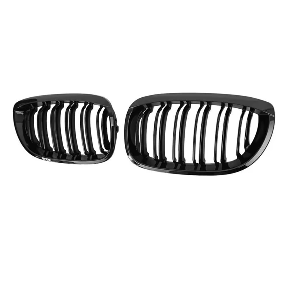 Kühlergrill Gitter Auto Autogrill vorne Nierenstoßstange glänzend schwarz Grills M-Farbgrill für E46 Coupe 2-Türer 2002–2005 Auto-Gitter Kühlergrill Auto Nieren von ESyem