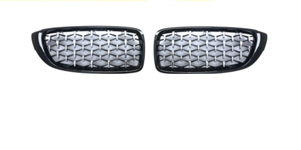 Kühlergrill Gitter Auto Autozubehör für 4er F32 F33 F36 M3 F80 M4 F82 F83 Frontgrill Mittelnetz Grills Montage Rahmenabdeckung Bodykit Kühlergrill Auto Nieren von ESyem