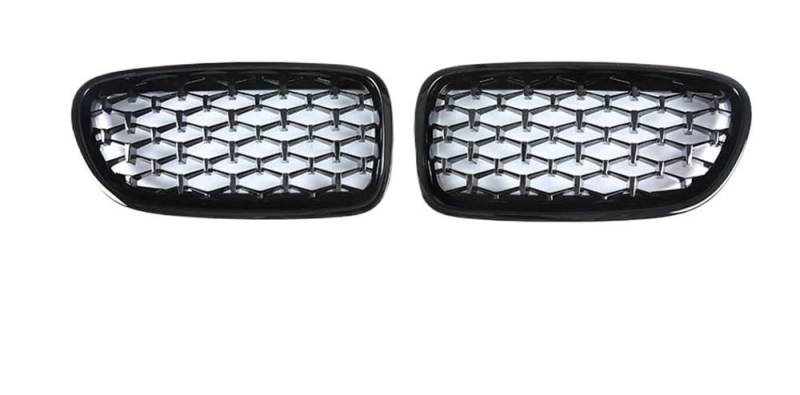 Kühlergrill Gitter Auto Autozubehör für 5 Series F10 F11 2010–2017 Frontgrill Mittelnetz Grills Montage Rahmenabdeckung Außen Bodykit Teile Kühlergrill Auto Nieren von ESyem