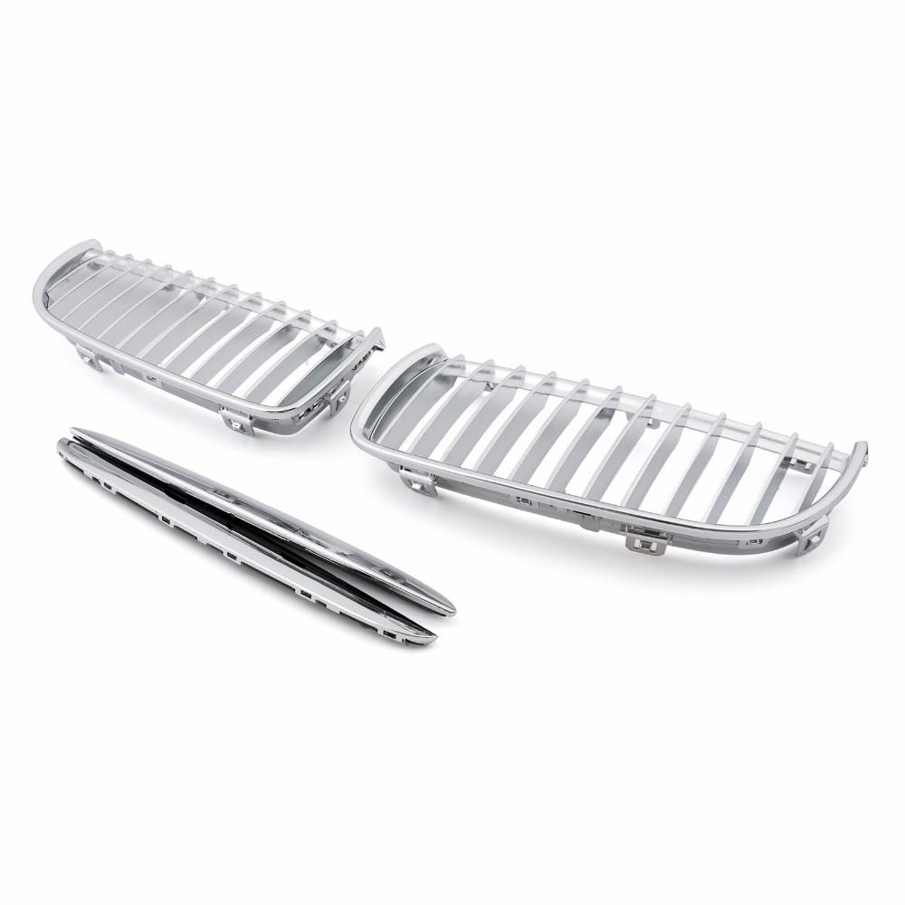Kühlergrill Gitter Auto Chrom-Frontnierengrill für 3er E90 E91 325i 328i 2004 2003 2004 2005 2006 2007 Autozubehör Kühlergrill Auto Nieren von ESyem