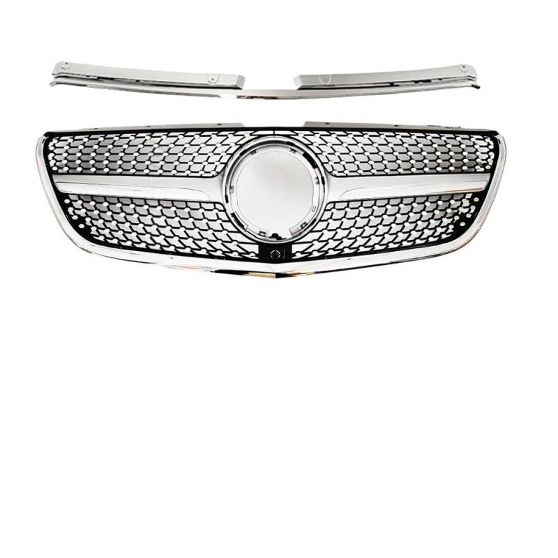 Kühlergrill Gitter Auto Diamant Stil Frontgrill Stoßstange Grill Facelift Für Benz Für Vito V W447 V250 V300 V260 Modifizierte Body Kit 2015-2022 Kühlergrill Auto Nieren von ESyem