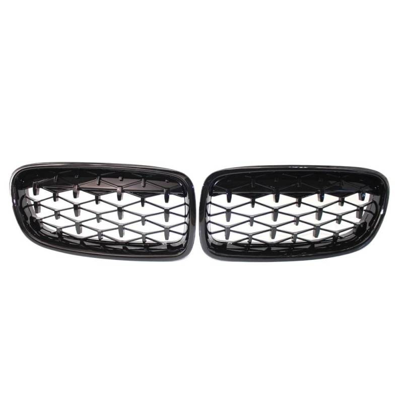 Kühlergrill Gitter Auto Diamond Style Auto Frontstoßstange Nierengitter für 3er F30 F31 F35 F80 320i 328i 335i 2011-2019 1 Paar Gitter Kühlergrill Auto Nieren von ESyem
