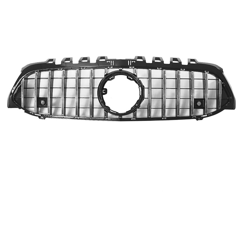 Kühlergrill Gitter Auto Diamonds Style Grill für Benz A-Klasse W177 19–22 A200 A220 A250 Chrom Silber GT Style Frontstoßstange Kühlergrill Auto Nieren von ESyem