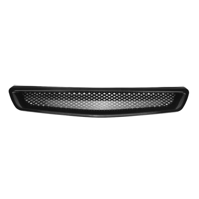 Kühlergrill Gitter Auto EK TR Style Auto Frontstoßstange Haube Mesh Grill Gitter für Civic EK CX DX EX HX LX Typ R 1999–2000 Kühlergrill Auto Nieren von ESyem