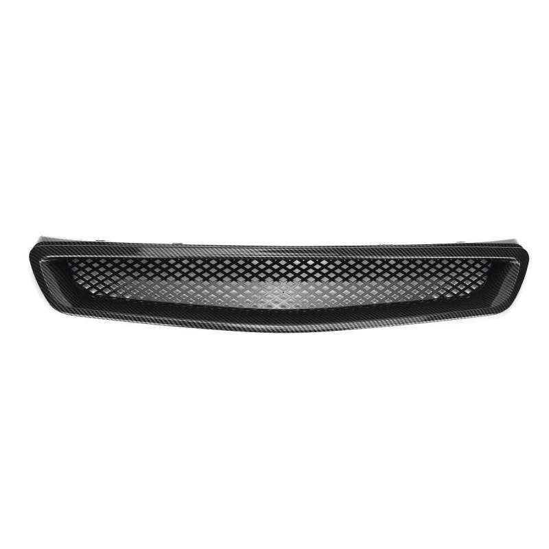 Kühlergrill Gitter Auto EK TR Style Auto-Frontstoßstangenhaube, Netzgrill, Karosserie-Set für Civic EK CX DX EX HX LX Typ R 1999–2000 Kühlergrill Auto Nieren von ESyem