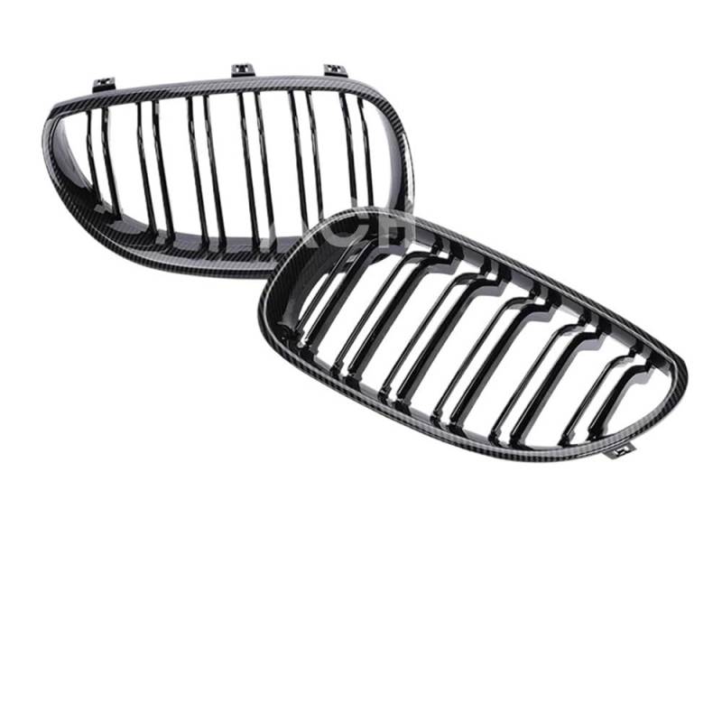 Kühlergrill Gitter Auto FÜR 5 Serie E60 E61 2004-2009 Front Stoßstange Kindey Facelift Grill Refiting Carbon Faser Für 530i 535i 540i Kühlergrill Auto Nieren von ESyem