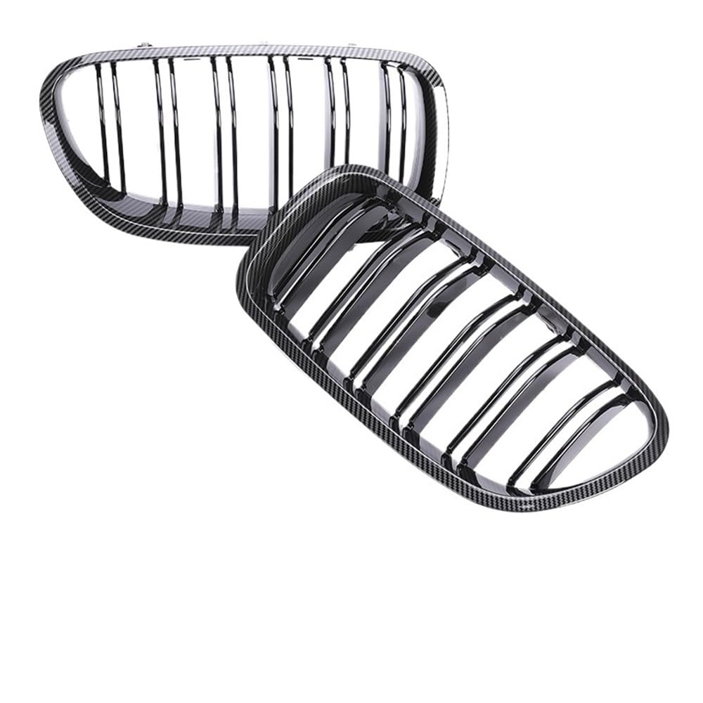 Kühlergrill Gitter Auto Front-Nieren-Facelift-Stoßstangengrill für 5er F10 F11 2010–2017, 5, glänzend schwarzer Kühlergrill, 520i, 528i, 530i Kühlergrill Auto Nieren Kühlergrill Gitter Auto Front-Nieren-Facelift-Stoßstangengrill für 5er F10 F11 2010–2017, 5, glänzend schwarzer Kühlergrill, 520i, 528i, 530i Kühlergrill Auto Nieren von ESyem