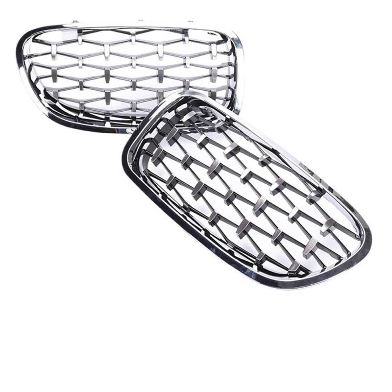 Kühlergrill Gitter Auto Front-Nieren-Facelift-Stoßstangengrill für 5er F10 F11 2010–2017, 5, glänzend schwarzer Kühlergrill, 520i, 528i, 530i Kühlergrill Auto Nieren von ESyem