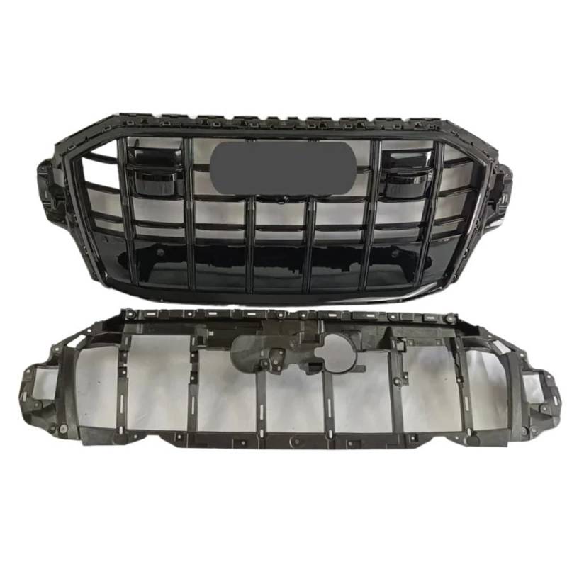 Kühlergrill Gitter Auto Front Stoßstange Grille Haube Grill Für Q7 SQ7 2021 2022 2023 Auto Styling Für SQ7 Stil Grill Auto Zubehör Kühlergrill Auto Nieren von ESyem