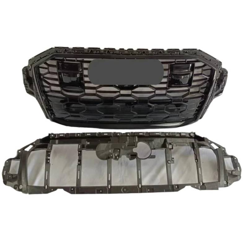 Kühlergrill Gitter Auto Front Stoßstange Grille Haube Grill Für Q7 SQ7 2021 2022 2023 Auto Styling Für SQ7 Stil Grill Auto Zubehör Kühlergrill Auto Nieren von ESyem