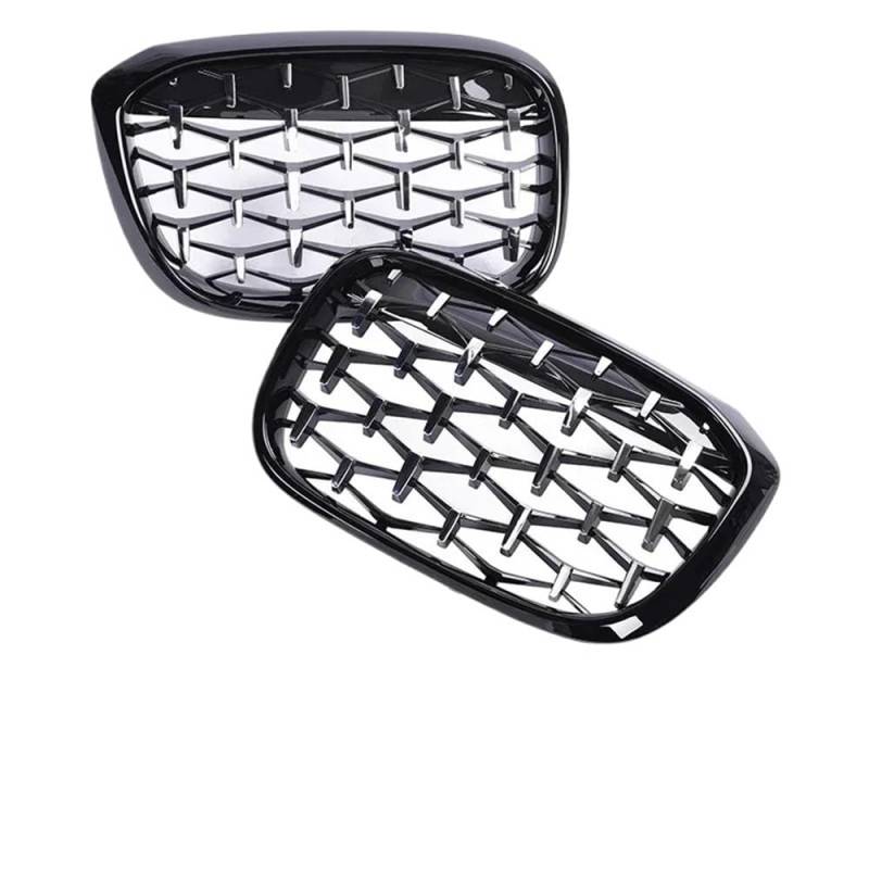 Kühlergrill Gitter Auto Front Stoßstange Niere Diamant Chrom Stern Grille Für X3 X4 G01 G02 2018-2021 Facelift Kühler Grills Abdeckung Auto Zubehör Kühlergrill Auto Nieren von ESyem