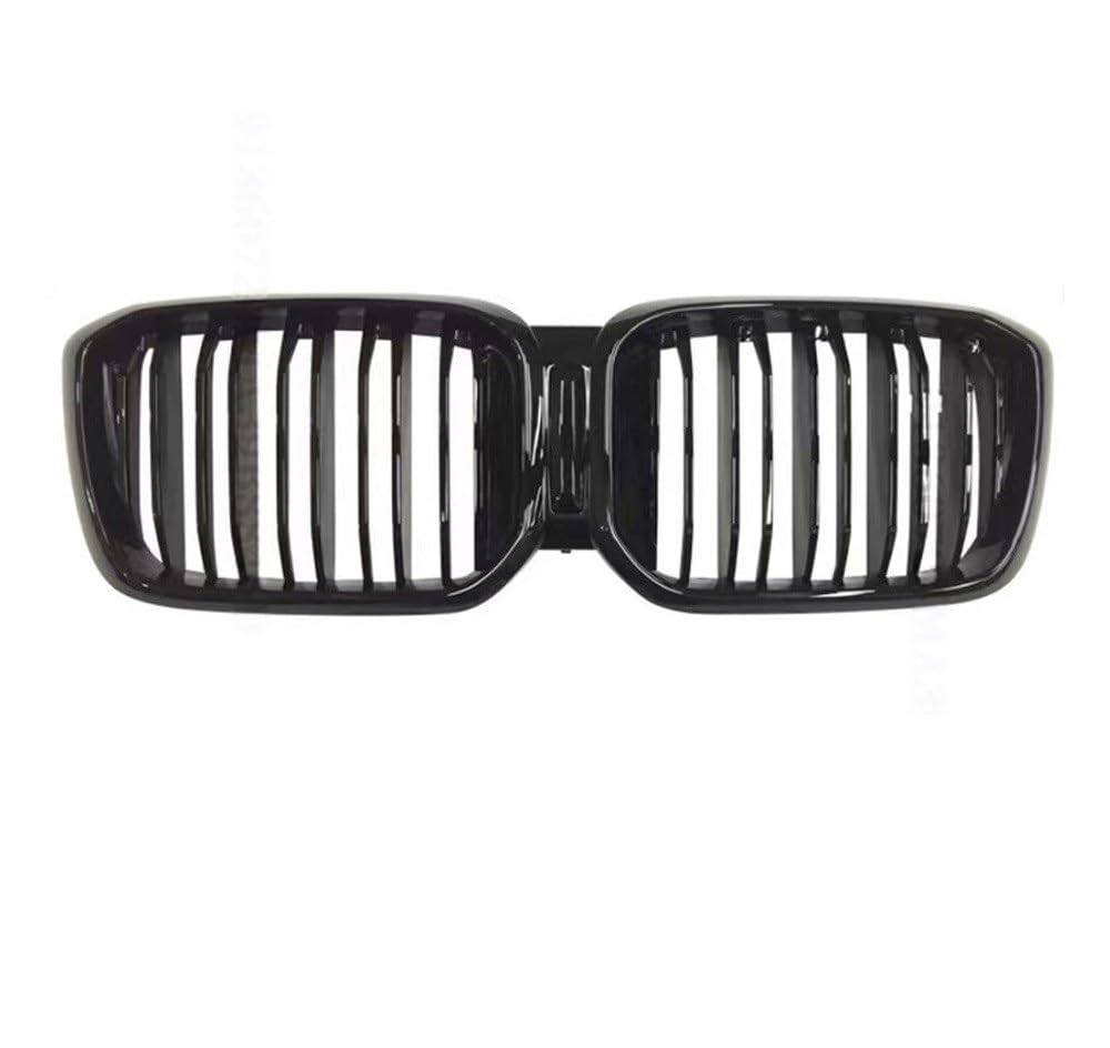 Kühlergrill Gitter Auto Fronteinlassgitter Stoßstange Nierengrill Kühlergitter Zubehör für X3 X4 G01 G02 2022 2023 Black Diamond Meteor Style Kühlergrill Auto Nieren von ESyem