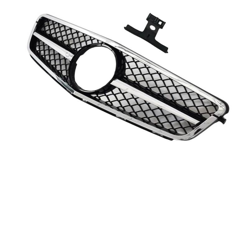 Kühlergrill Gitter Auto Fronteinlassgitter Stoßstangengrill für W204 C204 S204 C43 Benz C 2007–2014 AMG GT R Diamond Style Grid Tuning-Zubehör Kühlergrill Auto Nieren von ESyem