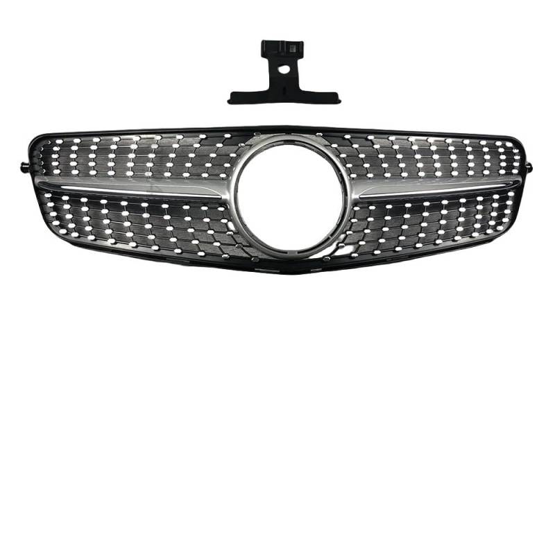 Kühlergrill Gitter Auto Fronteinlassgitter Stoßstangengrill für W204 C204 S204 C43 Benz C 2007–2014 AMG GT R Diamond Style Grid Tuning-Zubehör Kühlergrill Auto Nieren von ESyem