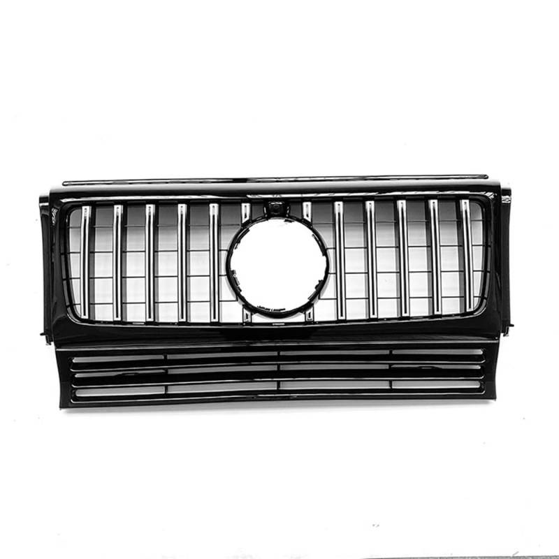 Kühlergrill Gitter Auto Frontgrill Oberer Stoßstangenhaubengittergrill für Benz G-Klasse W463 G500 G550 G63 G65 G55 AMG 1990–2018 Kühlergrill Auto Nieren von ESyem