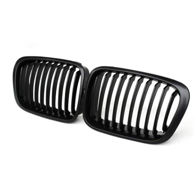 Kühlergrill Gitter Auto Frontgrill im Lamellenstil für E46 4-Türer 1998 1999 2000 2001. Auto-Styling Kühlergrill Auto Nieren von ESyem