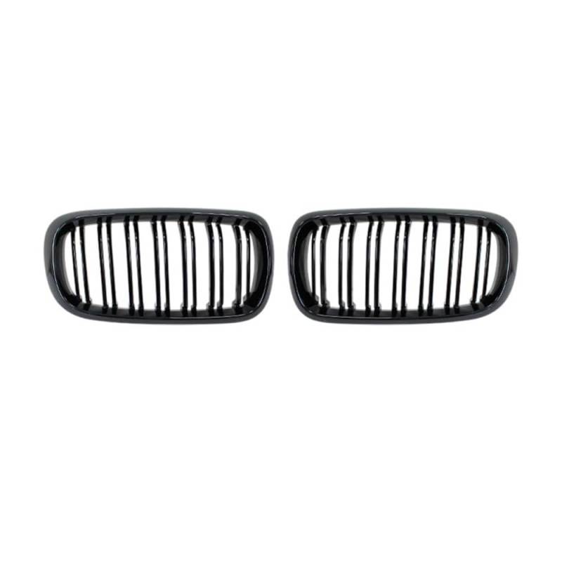 Kühlergrill Gitter Auto Fronthaube Nierengitter Stoßstange Schwarz Dual Grill Ersatzteil Autozubehör Passend für F15 X5 F16 X6 2014–2017 Kühlergrill Auto Nieren von ESyem