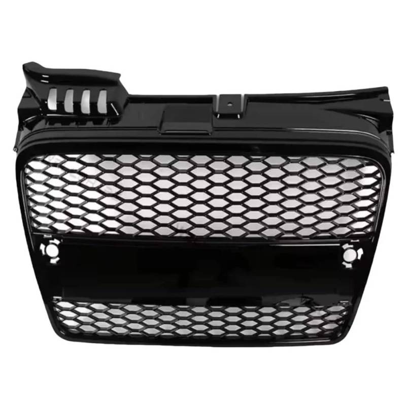 Kühlergrill Gitter Auto Fronthaubengrill Auto-Frontstoßstangengrill-Mittelgrill für RS4-Grill für A4 B7 2005–2007 (Nicht für Sline) Kühlergrill Auto Nieren von ESyem