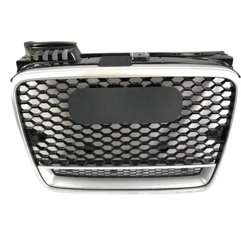 Kühlergrill Gitter Auto Fronthaubengrill Auto-Frontstoßstangengrill-Mittelgrill für RS4-Grill für A4 B7 2005–2007 (Nicht für Sline) Kühlergrill Auto Nieren von ESyem