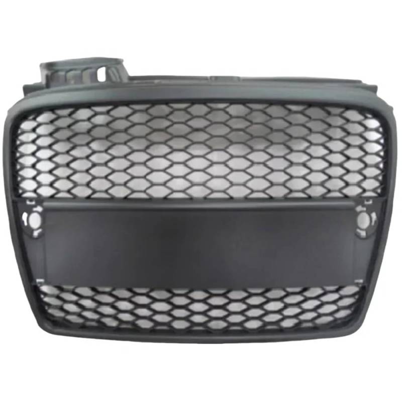 Kühlergrill Gitter Auto Fronthaubengrill Auto-Frontstoßstangengrill-Mittelgrill für RS4-Grill für A4 B7 2005–2007 (Nicht für Sline) Kühlergrill Auto Nieren von ESyem