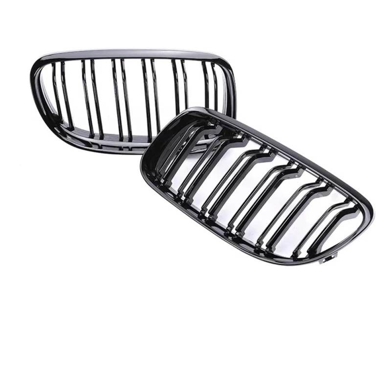 Kühlergrill Gitter Auto Frontstoßstange Nieren-Carbonfaser-Grill im Diamant-Chrom-Grill für 3er E90 E91 2009–2012 LCI 328i Teile Kühlergrill Auto Nieren von ESyem