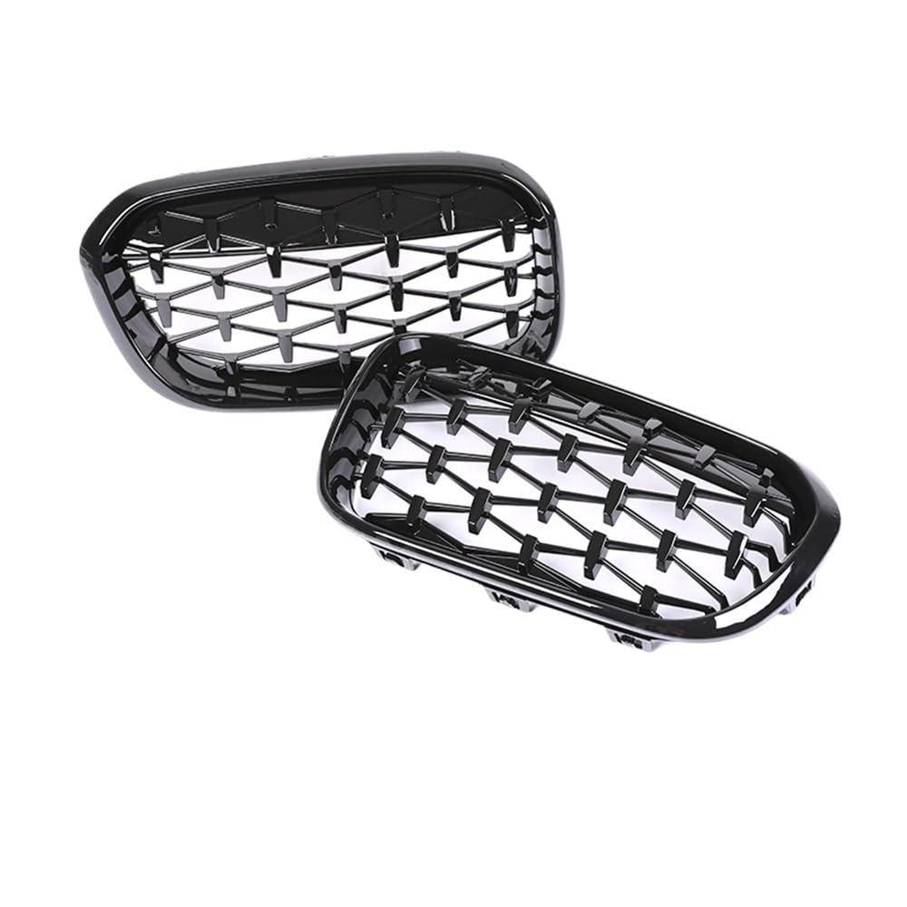 Kühlergrill Gitter Auto Frontstoßstange Nierendiamant Chrom Schwarz Kühlergrill Facelift-Abdeckung für 1er F20 F21 LCI 2015–2019 120i 125i Kühlergrill Auto Nieren Kühlergrill Gitter Auto Frontstoßstange Nierendiamant Chrom Schwarz Kühlergrill Facelift-Abdeckung für 1er F20 F21 LCI 2015–2019 120i 125i Kühlergrill Auto Nieren von ESyem