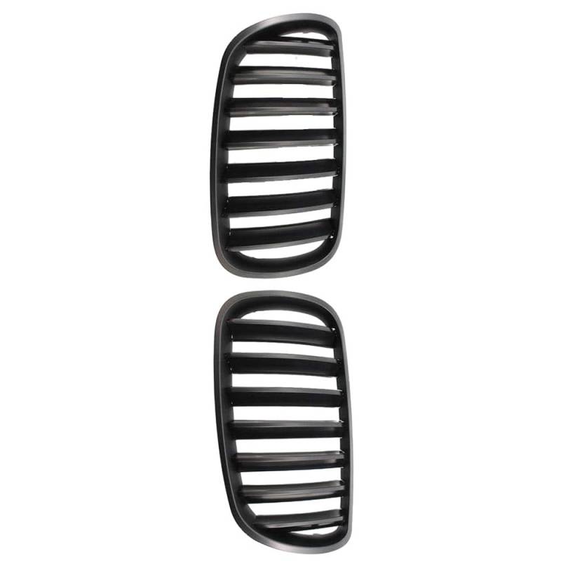 Kühlergrill Gitter Auto Frontstoßstange Nierengrill glänzend schwarz für E83 X3 LCI Facelift 25si 30si xDrive28i xDrive30i 2007 2008 2009 2010 Kühlergrill Auto Nieren von ESyem