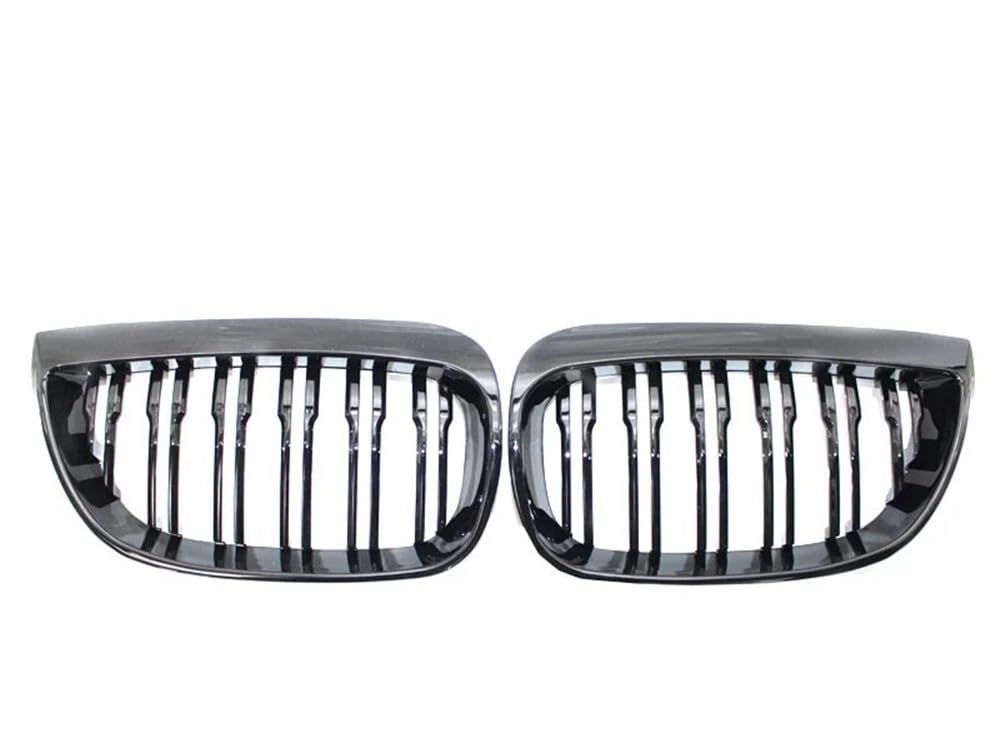 Kühlergrill Gitter Auto Für 1 Serie E81 E87 2004-2011 Schwarz glänzend Kühlergrill Abdeckung Auto Frontstoßstange M Style Kühlergrill 128I 130I 135I Kühlergrill Auto Nieren von ESyem
