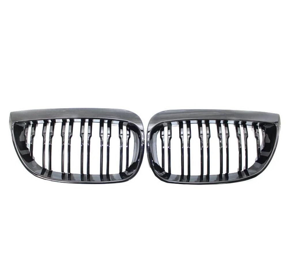 Kühlergrill Gitter Auto Für 1er E81 E87 128I 130I 135I 2004–2011 glänzend Schwarze Grills-Abdeckung, Auto-Frontstoßstange im M-Stil Kühlergrill Auto Nieren von ESyem