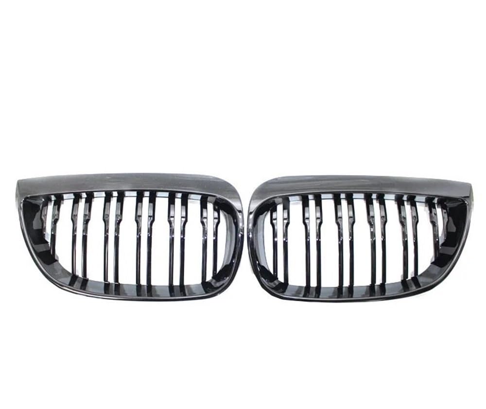 Kühlergrill Gitter Auto Für 1er E81 E87 2004–2011, glänzend schwarz, Grillabdeckung, Auto-Frontstoßstange, M-Stil, 128I, 130I, 135I Kühlergrill Auto Nieren von ESyem