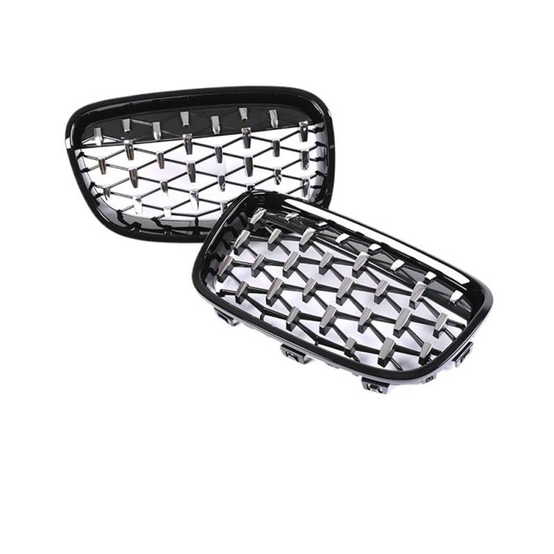 Kühlergrill Gitter Auto Für 1er F20 F21 2011–2014 Frontstoßstange Nieren-Carbon-Grill-Grill-Abdeckung 116i 118i 120i 125i Zubehör Kühlergrill Auto Nieren von ESyem
