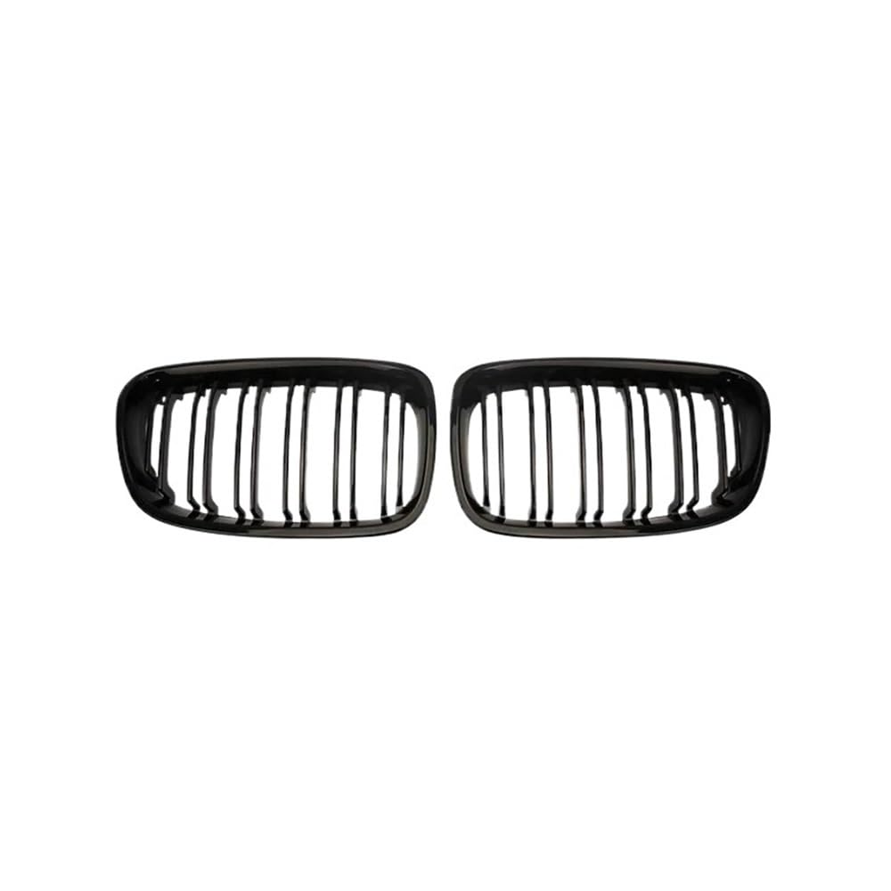 Kühlergrill Gitter Auto ﻿Für 1er F20 F21 Auto Frontstoßstange Nierengitter Ersatz Doppellamellen glänzend Schwarze Gitter 2011–2014 Kühlergrill Auto Nieren von ESyem