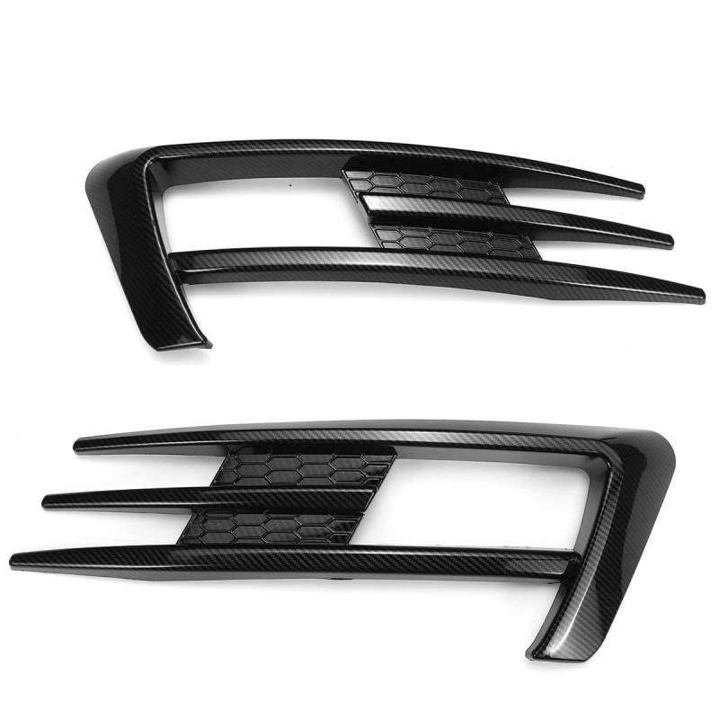 Kühlergrill Gitter Auto Für 7 MK7 Frontschürze Lip Spoiler Auto Stoßstange Nebel Lampe Kühlergrill Abdeckung 2013 2014 2015 2016 2017 Kühlergrill Auto Nieren von ESyem