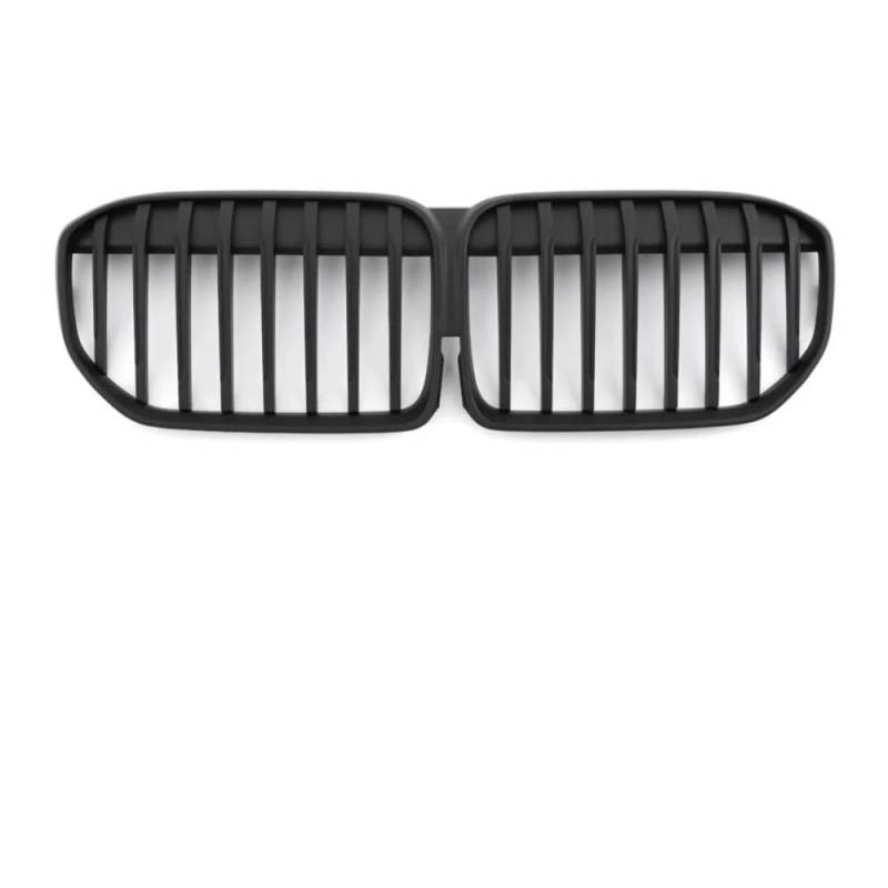 Kühlergrill Gitter Auto Für 7er G11 G12 730i 740i 750i 740e 730d 2020–2022, glänzend schwarz, Auto-Frontstoßstange, Nierengitter, Haube Kühlergrill Auto Nieren von ESyem