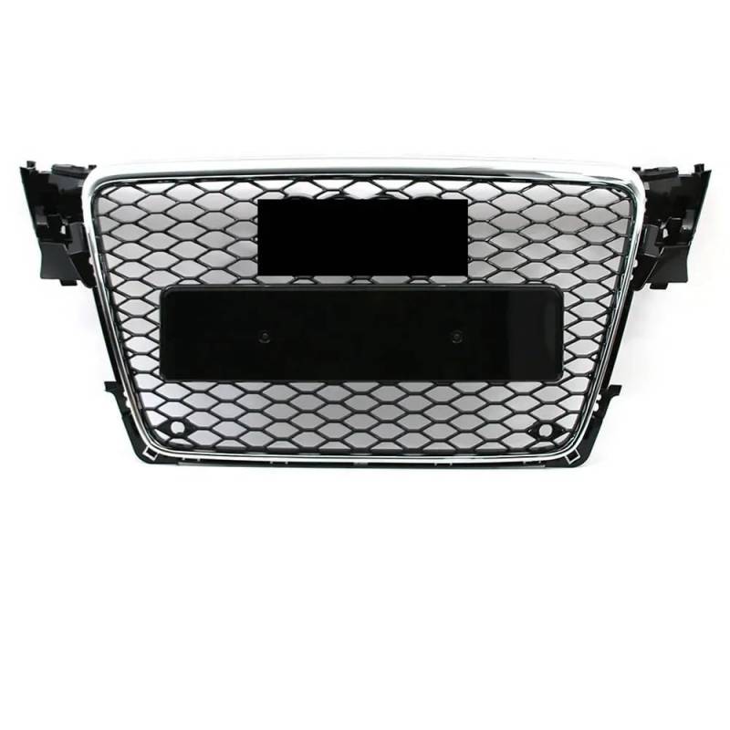 Kühlergrill Gitter Auto Für A4/S4 B8 8T 2009-2012 Sport Mesh RS4 Stil Frontstoßstange Grille Auto Zubehör Frontschürze Motorhaube Kühlergrill Auto Nieren von ESyem