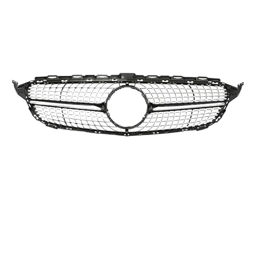 Kühlergrill Gitter Auto Für Benz C Klasse W205 2015-2018 Auto Kühlergrill Oberen Stoßstange Haube Mesh Grill Auto Zubehör Kühlergrill Auto Nieren von ESyem
