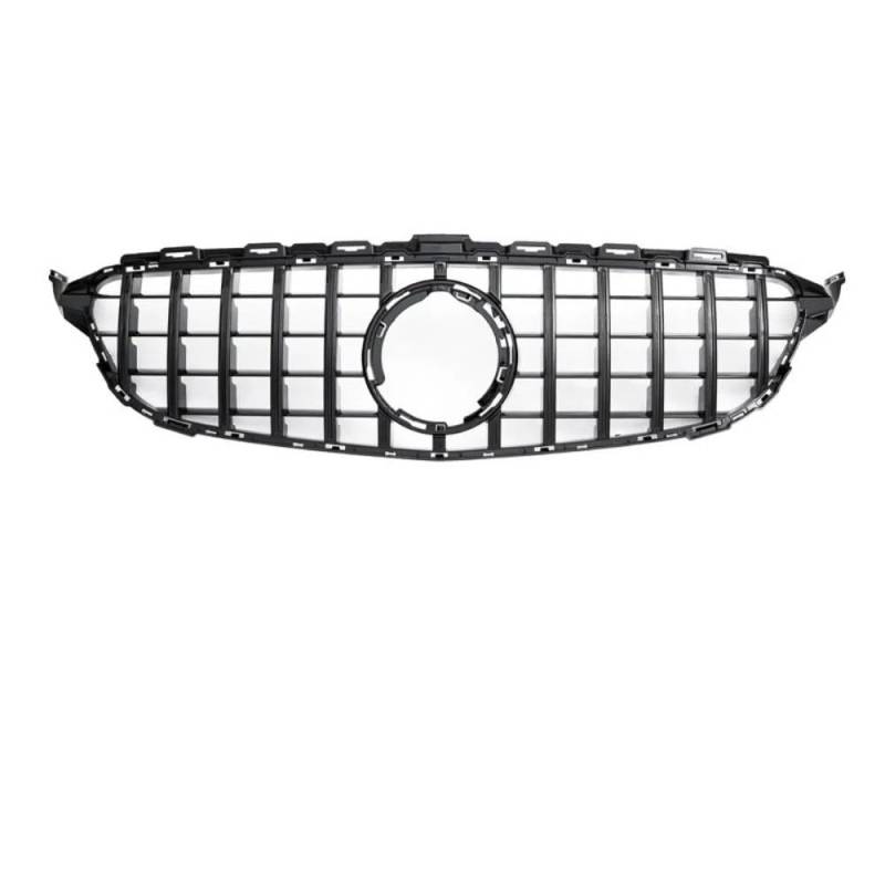 Kühlergrill Gitter Auto Für Benz C Klasse W205 C200 C250 C300 C350 2019 2020 2021 Pre-GT Mit Kamera Loch Stil Auto Front Stoßstange Grille Zubehör Kühlergrill Auto Nieren von ESyem