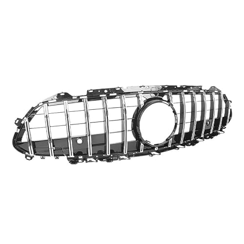 Kühlergrill Gitter Auto Für Benz W257 CLS-Klasse GTR-Stil 2019+ Frontgrill Stoßstangenhaube Mesh-Grill Silber/Schwarz Auto-Styling-Zubehör Kühlergrill Auto Nieren von ESyem